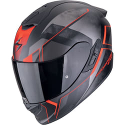 Scorpion EXO-1400 Evo II Air Intensio Casque, noir-rouge, taille M pour Hommes