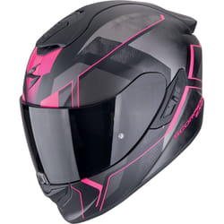 Scorpion EXO-1400 Evo II Air Intensio Casque, noir-rose, taille XS pour Hommes
