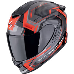 Scorpion EXO-1400 Evo II Air Linart Casque, noir-rouge, taille S pour Hommes