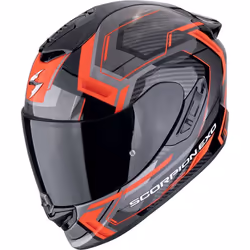 Scorpion EXO-1400 Evo II Air Linart Casque, noir-rouge, taille S pour Hommes