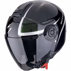 Scorpion EXO-City II Intercity Casque jet, noir-vert, taille L pour Hommes