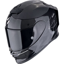 Scorpion EXO R1 Evo Carbon Air Cynergy Casque, noir-blanc, taille XS pour Hommes