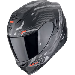 Scorpion EXO-520 Evo Air Ranka Casque, noir-gris-rouge, taille 2XL pour Hommes