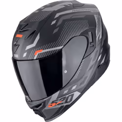 Scorpion EXO-520 Evo Air Ranka Casque, noir-gris-rouge, taille S pour Hommes