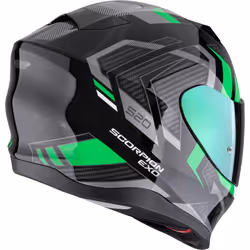 Scorpion EXO-520 Evo Air Sensus Casque, noir-vert, taille 2XL pour Hommes