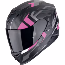 Scorpion EXO-520 Evo Air Sensus Casque, noir-rose, taille 2XS pour Hommes