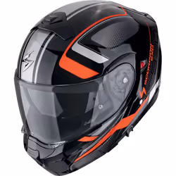 Scorpion EXO-930 Evo Ardens Casque, noir-rouge-argent, taille S pour Hommes