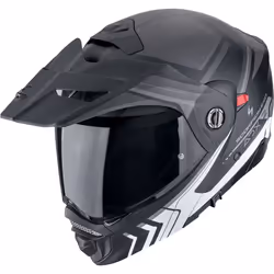 Scorpion ADX-2 Lewis Casque, noir-argent, taille XS 54 55 pour Hommes