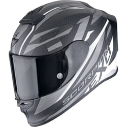 Scorpion EXO R1 Evo Carbon Air Runner Casque, noir-blanc, taille XS pour Hommes