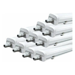 Silamp - Réglette led étanche 120cm 30W IP66 120lm/w - Pack de 10 / Blanc Neutre - silumen