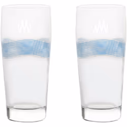 Coffret de 2 verres à bière Olympique de Marseille En verre Dimensions : Hauteur 16 cm x Diamètre 7 cm Célébrez chaque victoi ...