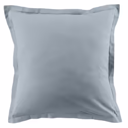 Housse de couette 140x200 cm + 1 taie d'oreiller 63x63 cm Coton 57 fils Bleu Polaire