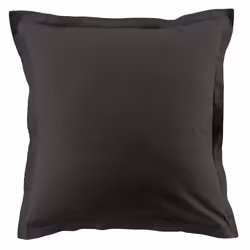 Housse de couette 220x240 cm + 2 taies d'oreiller 63x63 cm Coton 57 fils Gris Foncé