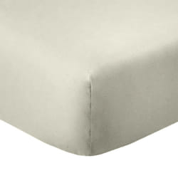 Drap housse 160x200 +35 cm Coton 57 fils Grège