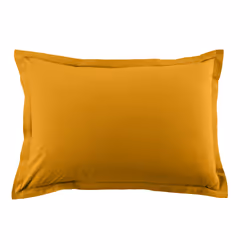 Lot de 2 taies d'oreiller 50x70 cm Coton 57 fils Safran