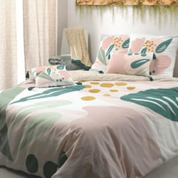 Housse de couette 240x260 cm + taies coton 47 fils, Alma
