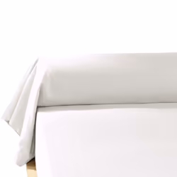Taie de Traversin 85x185 cm Flanelle de Coton Neige