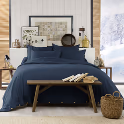 Housse de couette 220x240 Flanelle de Coton Nuit