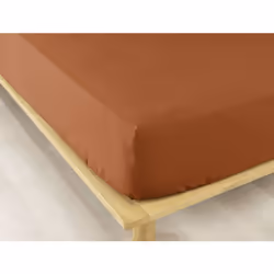 Drap housse 90x190 +30 cm Flanelle de Coton Tomette