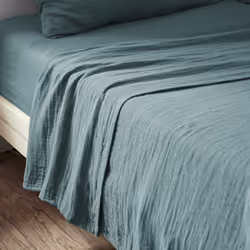 Drap plat 240x300 cm Gaze de coton Canard