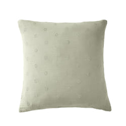 Taie d'oreiller 60x60 cm Gaze de coton à fleurs Vert d'eau