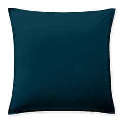 Taie d'oreiller 65x65 cm Percale de Coton Bleu Imperial