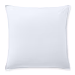 Taie d'oreiller 65x65 cm Percale de Coton Blanc Nuage