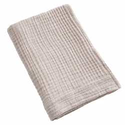 Serviette de bain 70x130 cm Gaze de Coton Naturel