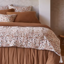 Bout de lit 90x200 cm Gaze de Coton Nora Naturel
