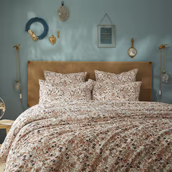 Housse de couette 240x260 cm Gaze de Coton Nora Naturel