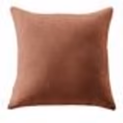 Coussin 60x60 cm Coton Terracotta - 60 x 60 cm