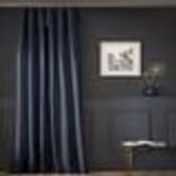 Rideau ajustable 140x270 cm Coton Minuit