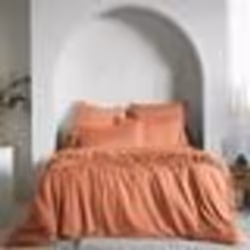 Housse de couette 220x240 cm Lyocell Terracotta - 220 x 240 cm