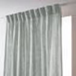 Rideau galon fronceur 140x240 cm Gaze de Coton Eucalyptus