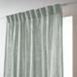 Rideau galon fronceur 140x240 cm Gaze de Coton Eucalyptus
