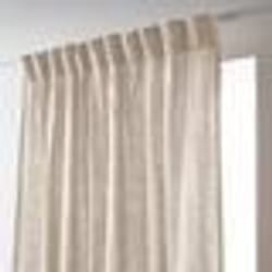 Rideau galon fronceur 140x240 cm Gaze de Coton Pampa