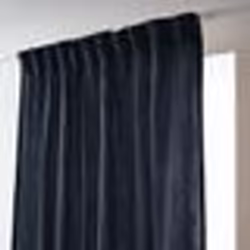 Rideau galon fronceur 140x240 cm Gaze de Coton Minuit