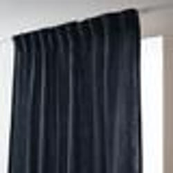Rideau galon fronceur 140x240 cm Gaze de Coton Minuit