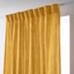 Rideau galon fronceur 140x240 cm Gaze de Coton Safran