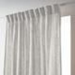 Rideau galon fronceur 140x240 cm Gaze de Coton Nuage