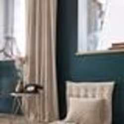 Rideau ajustable 140x270 cm velours de coton Pampa