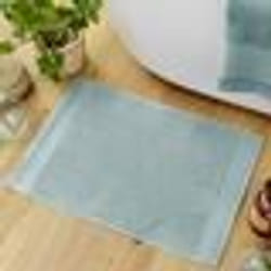 Tapis de bain 50x70 cm Coton Bleu Glacier - 50 x 70 cm