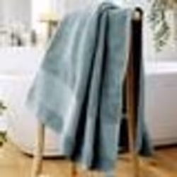 Serviette de bain 90x150 cm Coton Bleu Glacier - 90 x 150 cm