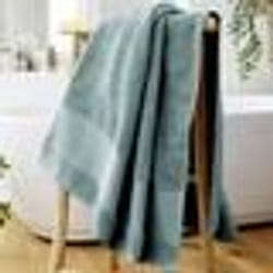 Serviette de bain 90x150 cm Coton Bleu Glacier - 90 x 150 cm