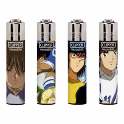 Lot de 4 briquets Clipper Olive et Tom collection numéro 4