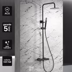 Informations sur le produit Transformez votre routine de douche avec la Colonne de Douche anti-calcaire IMEX. Profitez d'une  ...