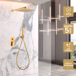 Informations sur le produit Transformez votre routine de douche avec la Colonne de Douche anti-calcaire IMEX. Profitez d'une  ...