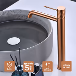 Informations sur le produit Apportez une touche d'élégance à votre salle de bains avec le Robinet Mitigeur de Lavabo anti-cal ...