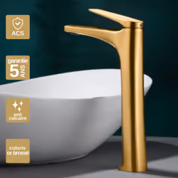 Informations sur le produit Apportez une touche d'élégance à votre salle de bains avec le Robinet Mitigeur de Lavabo anti-cal ...