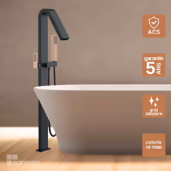 Informations sur le produit Découvrez le Mitigeur de Baignoire et Douche anti-calcaire IMEX, une fusion parfaite entre élégan ...